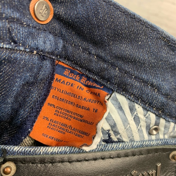 Rock Revival Sasha Straight Leg Jeans 👖 Size 27 - Picture 6 of 6